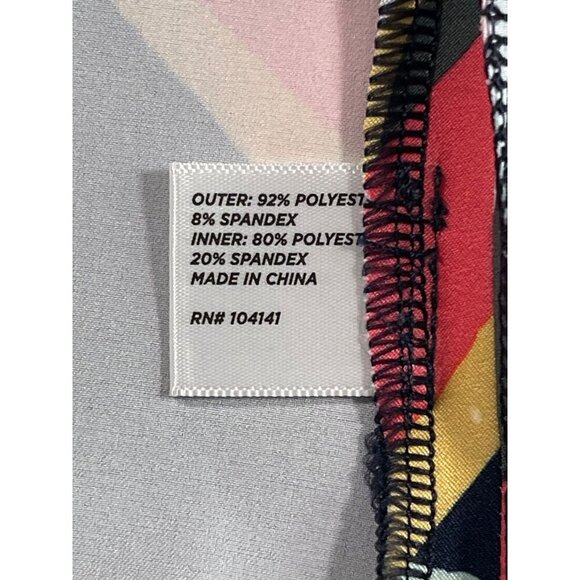 Lady Hagen Retro Leaf Dark Navy Desert Get Away 17" Traditional Skort SIZE-12 - Picture 11 of 15